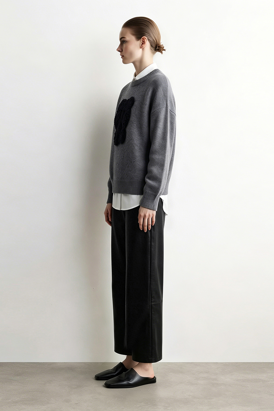 Eco-Friendly PU Casual Pants | AMII