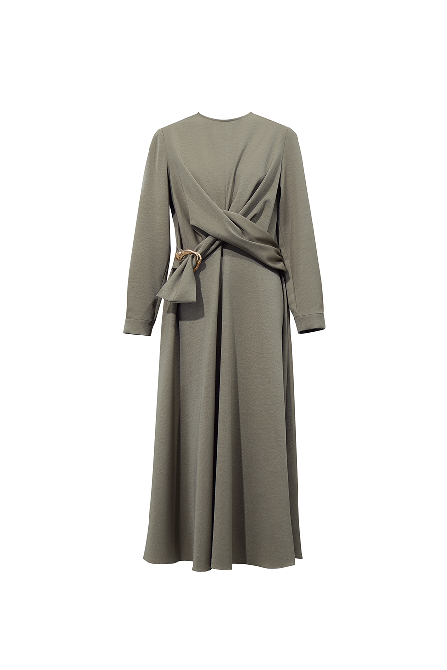Commuter Satin Dress|AMII