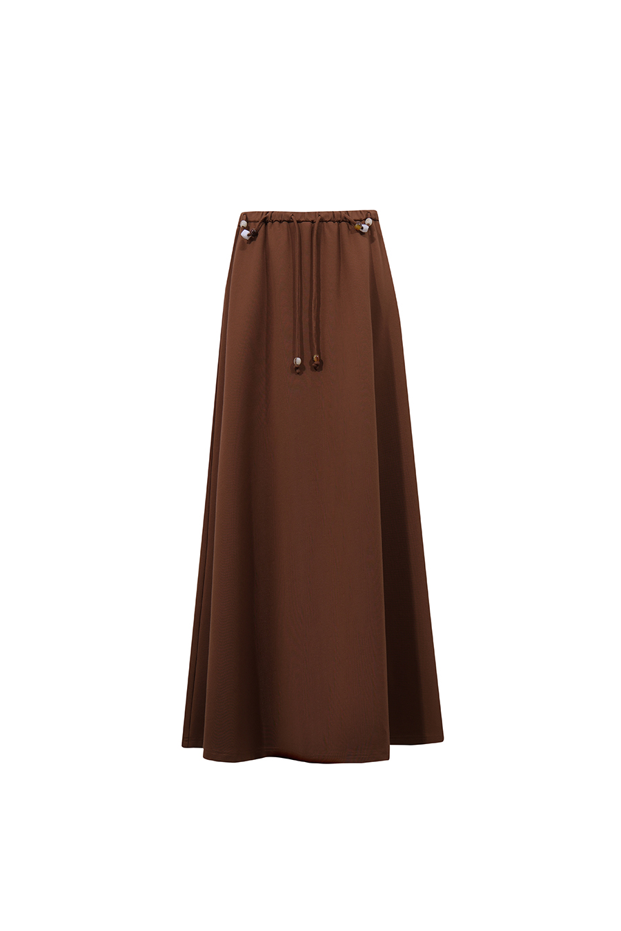 Beaded Drawstring Waist Skirt|AMII