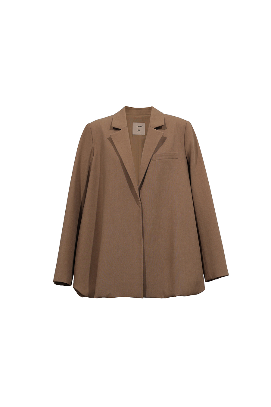 Notched Lapel Bloom Hem Blazer | AMII