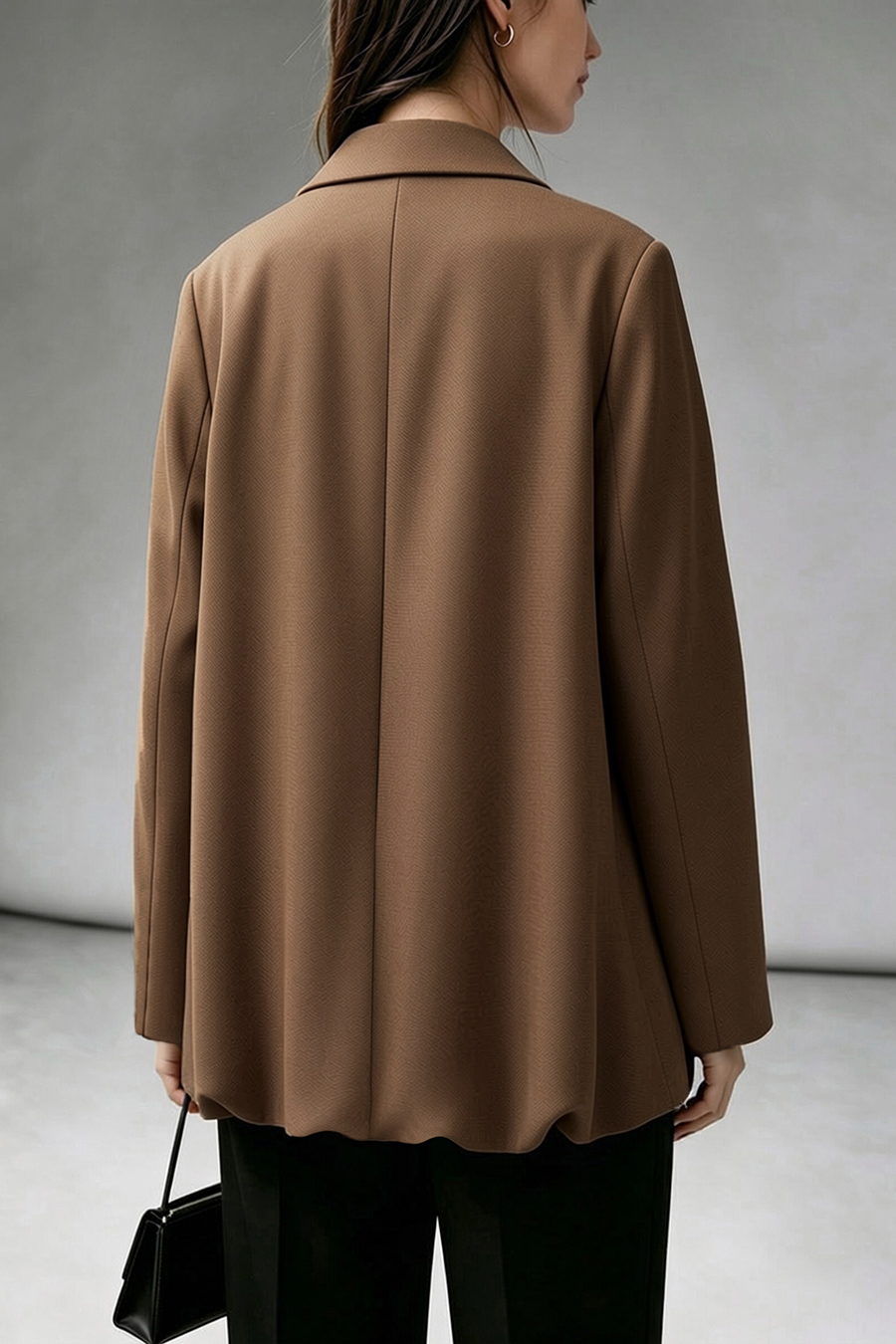 Notched Lapel Bloom Hem Blazer | AMII