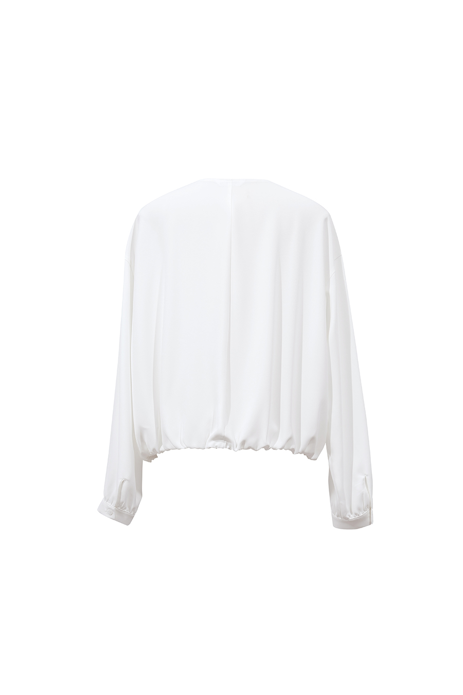 Cowl Neck Long Sleeve Chiffon Blouse | AMII
