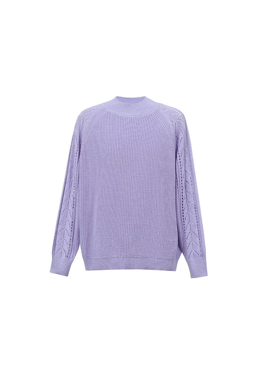Openwork Raglan Sleeve Sweater | AMII