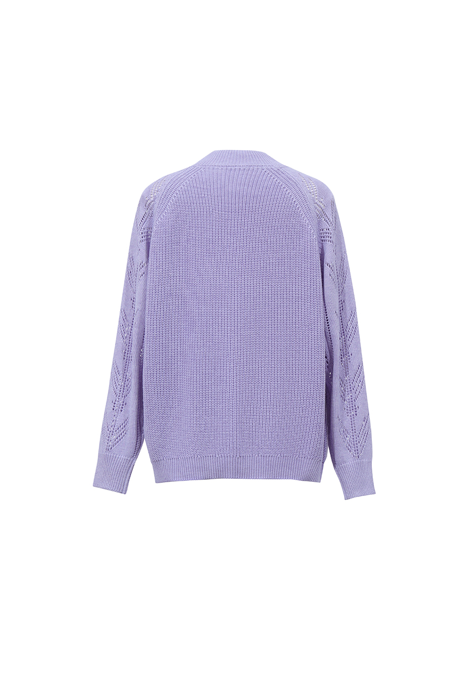Openwork Raglan Sleeve Sweater | AMII