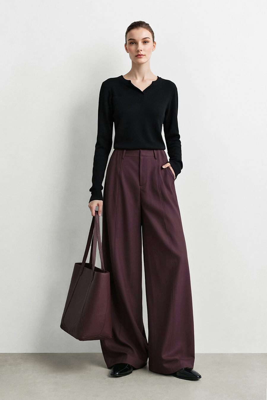 Lyocell Cotton Casual Pants | AMII