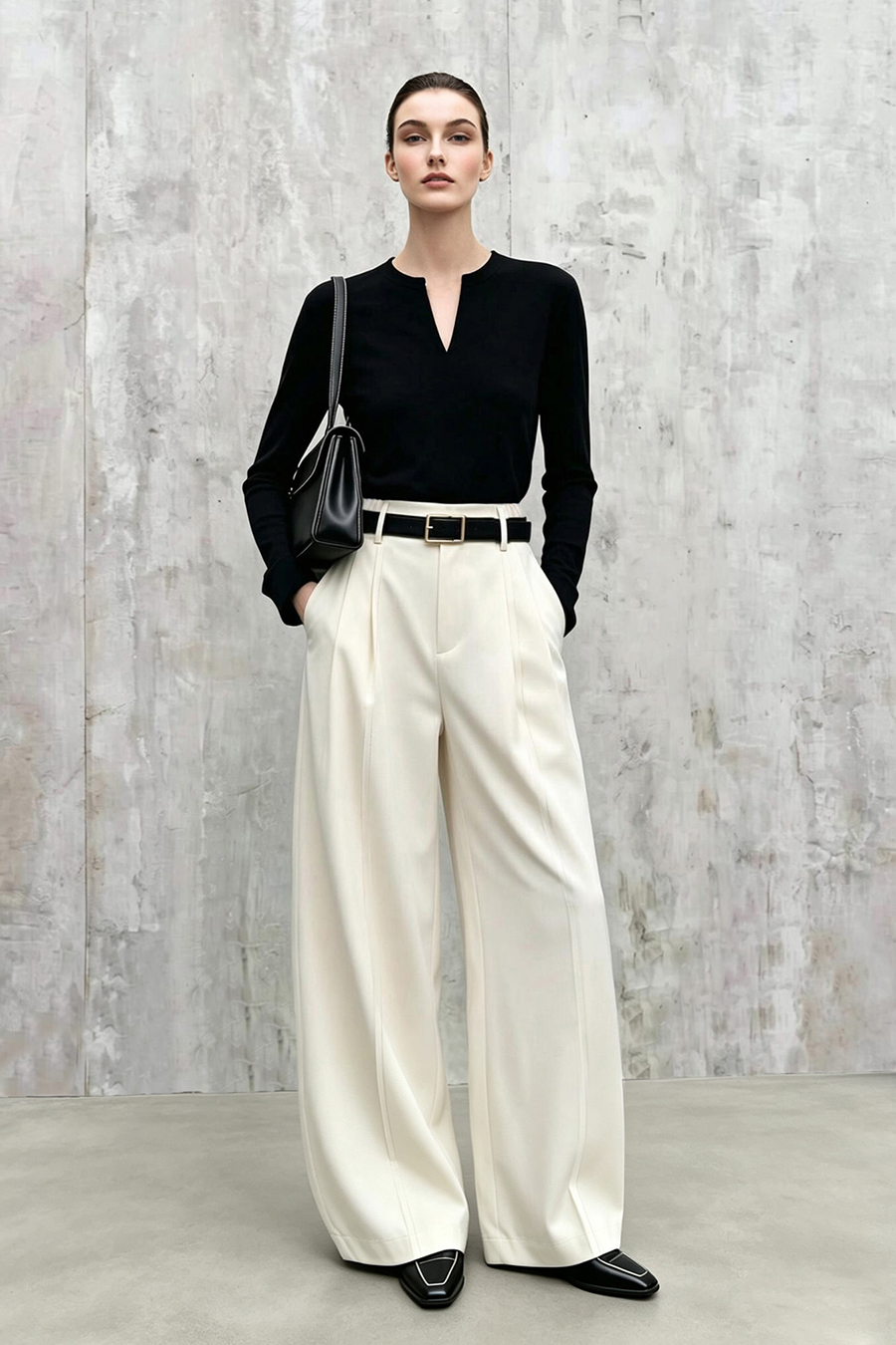Lyocell Cotton Casual Pants | AMII