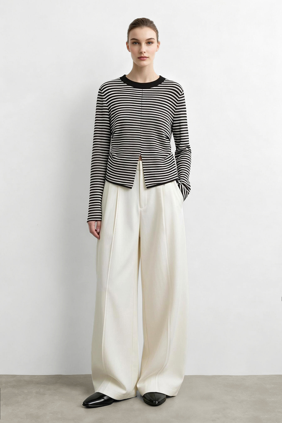 Lyocell Cotton Casual Pants | AMII