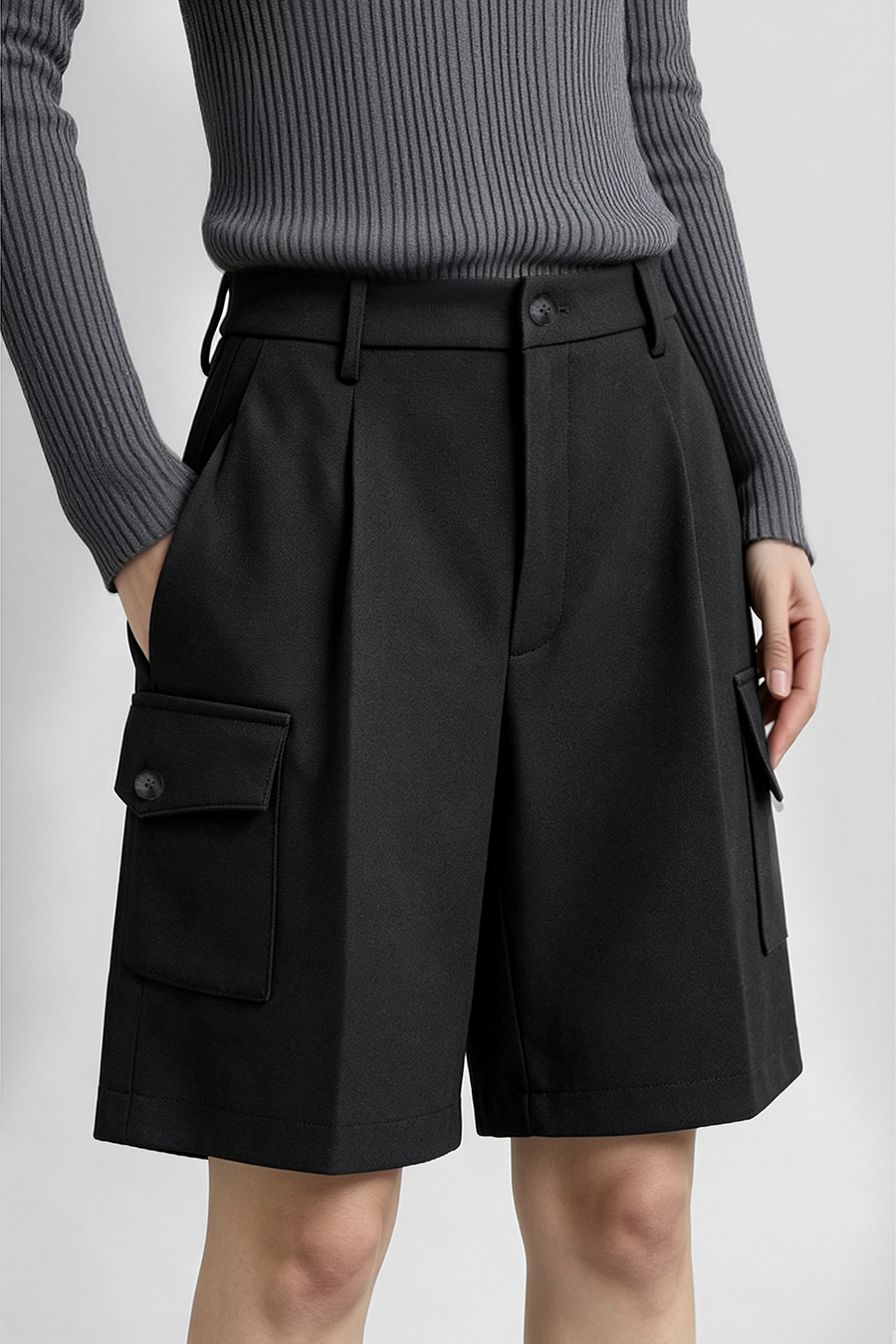 Cargo Casual Five-Minute Shorts | AMII