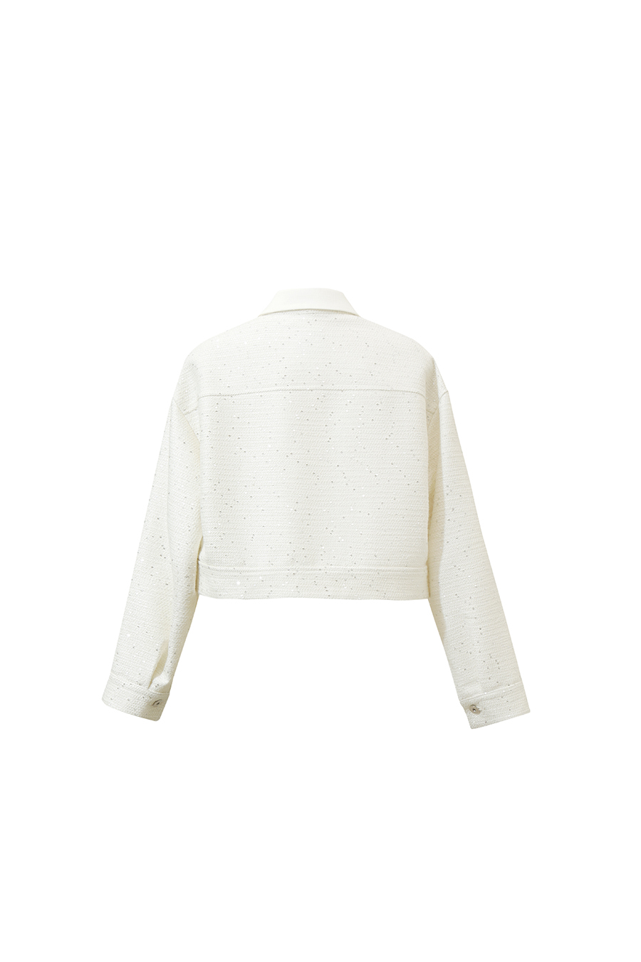 Wool Sequin Chanel-Style Jacket|AMII