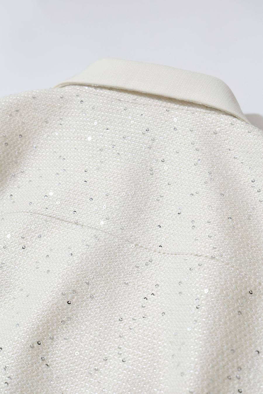 Wool Sequin Chanel-Style Jacket|AMII