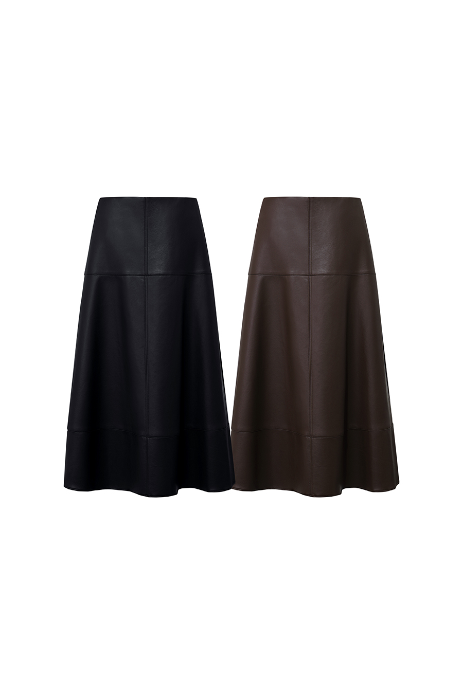 Faux Leather Skirt | AMII