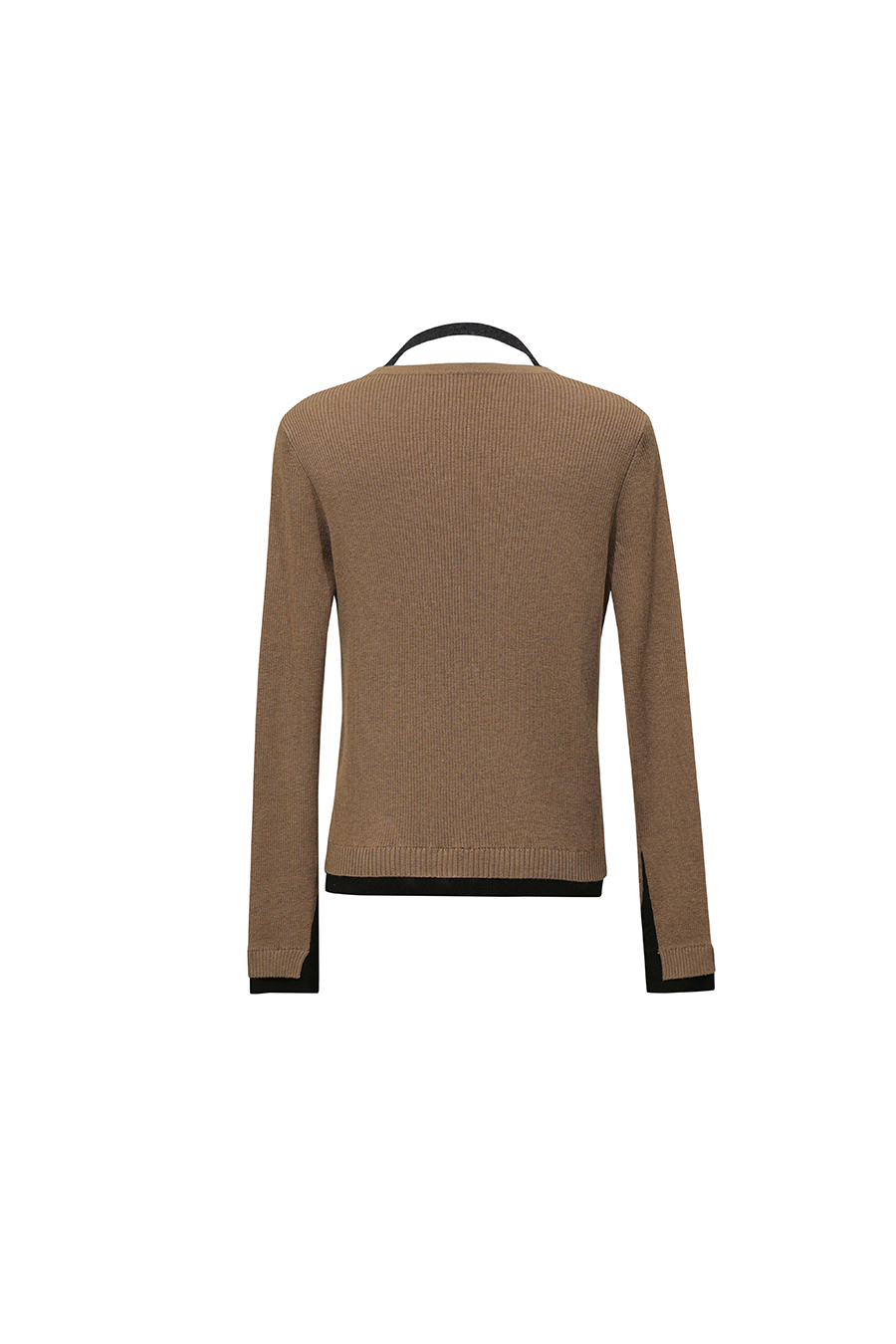 Faux‑Two‑Piece Cardigan|AMII