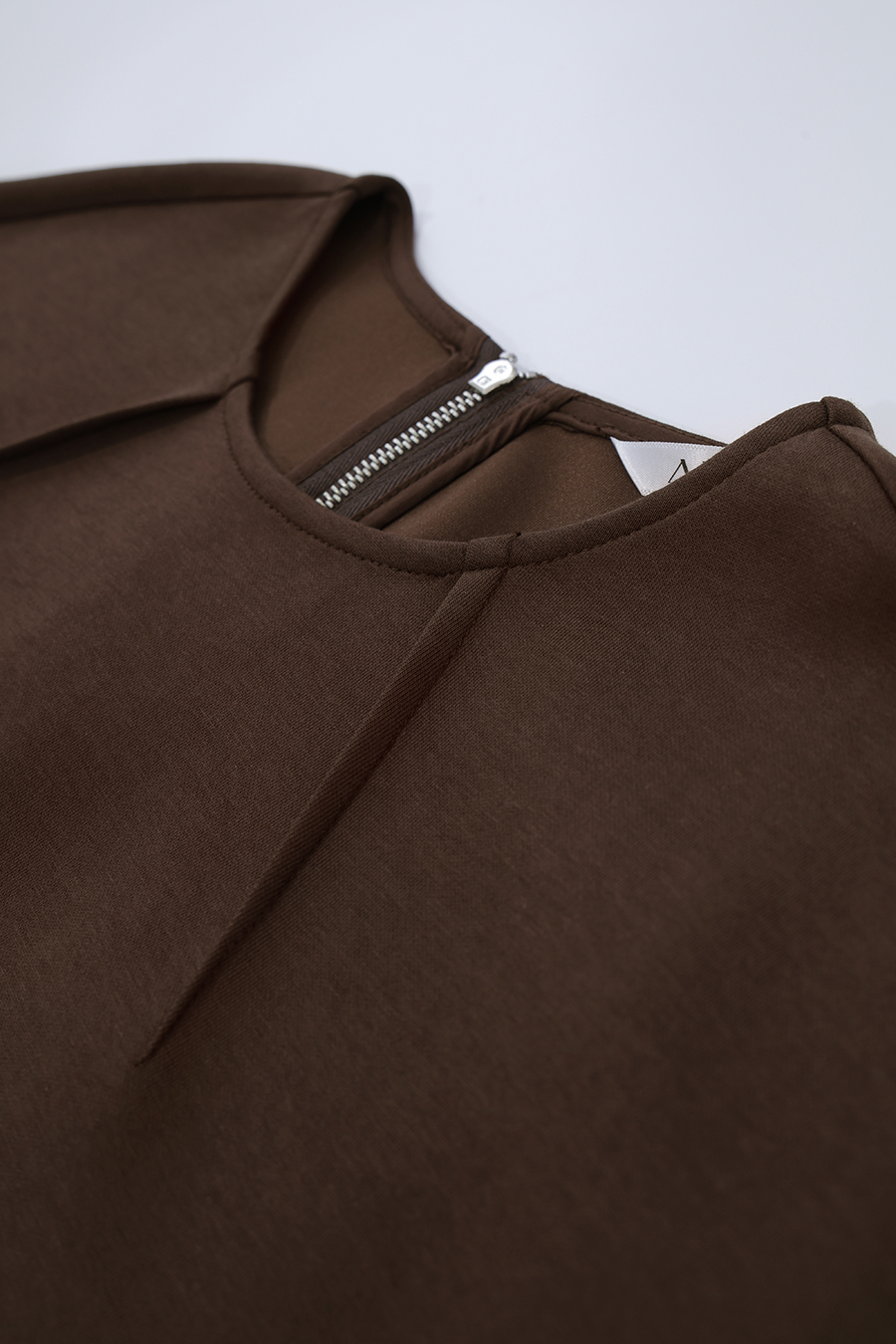 Cocoon Shape Air Layer Sweatshirt | AMII
