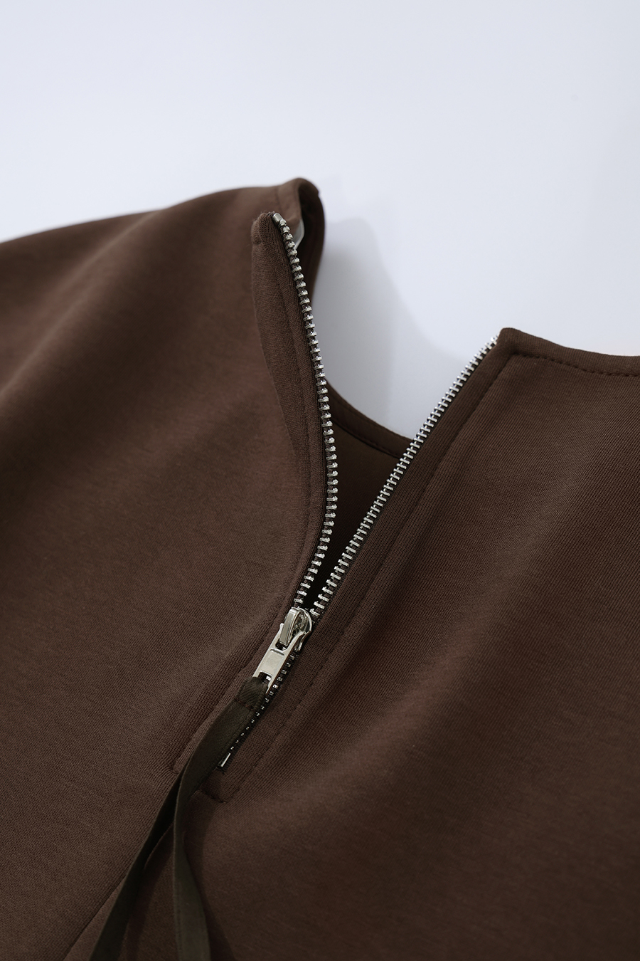 Cocoon Shape Air Layer Sweatshirt | AMII