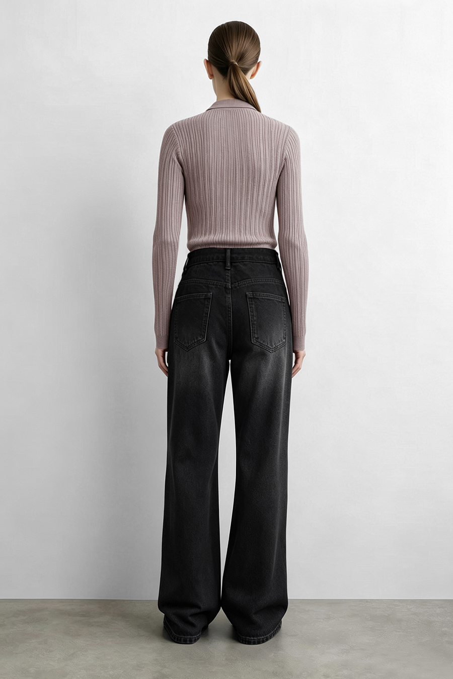 Cotton Flare Jeans | AMII