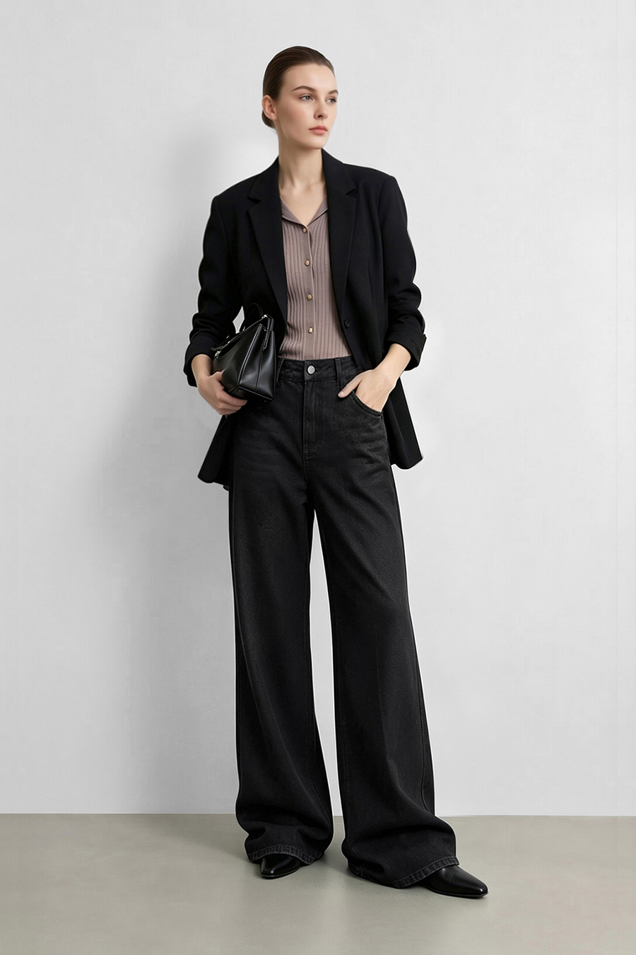 Cotton Flare Jeans | AMII
