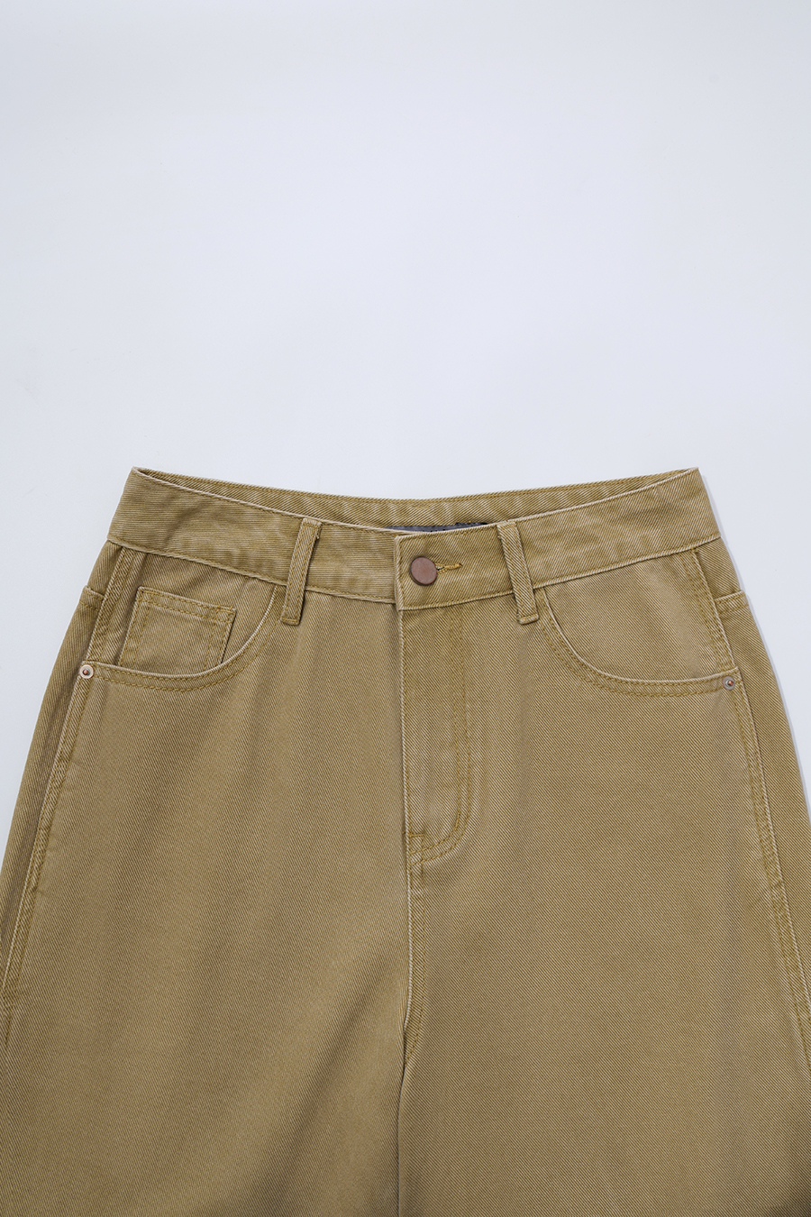 100% Cotton Wide Leg Jeans | AMII