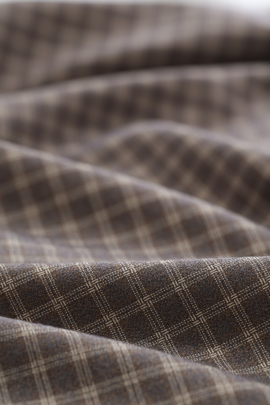 Plaid Shirt with Detachable Sash | AMII