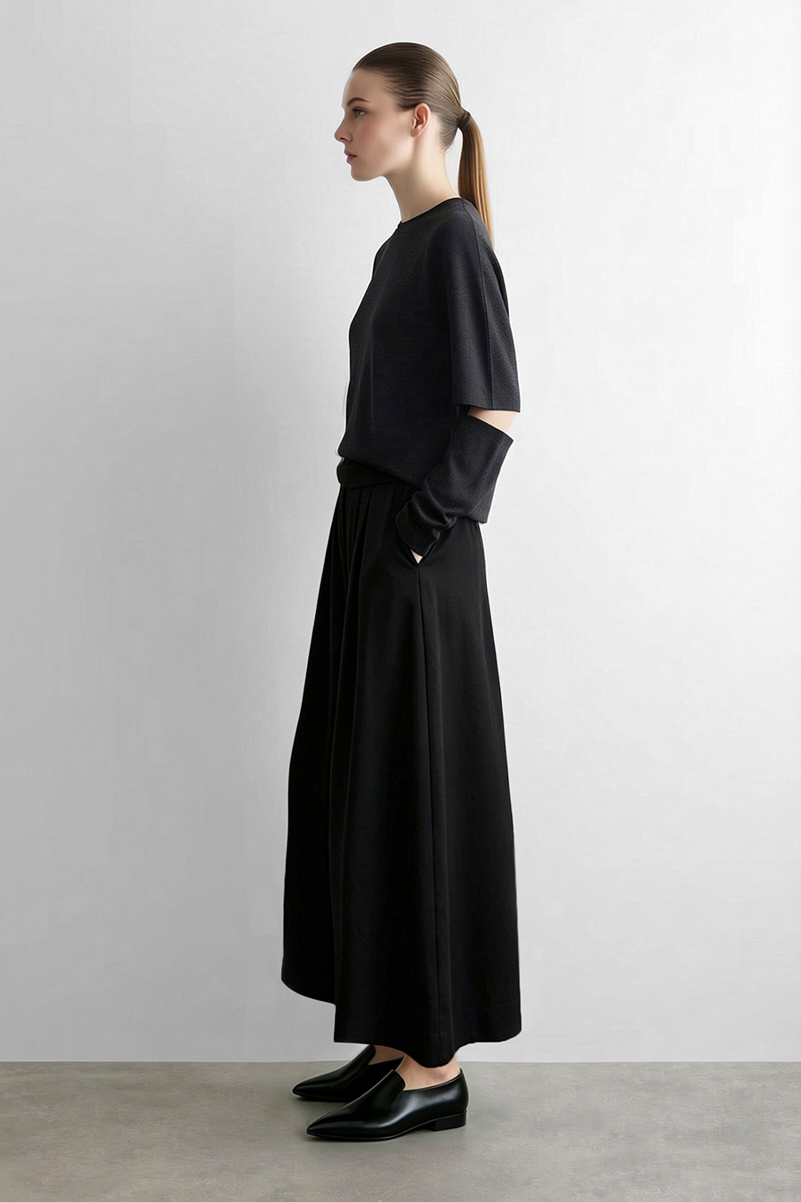 Relaxed Fit Commuter Casual Pants | AMII
