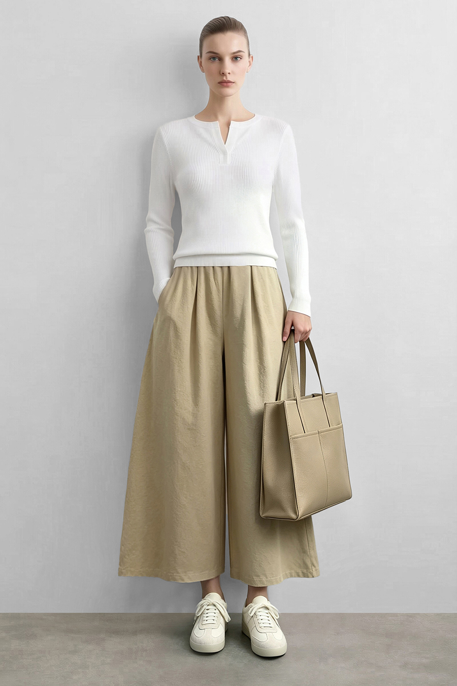 Relaxed Fit Commuter Casual Pants | AMII