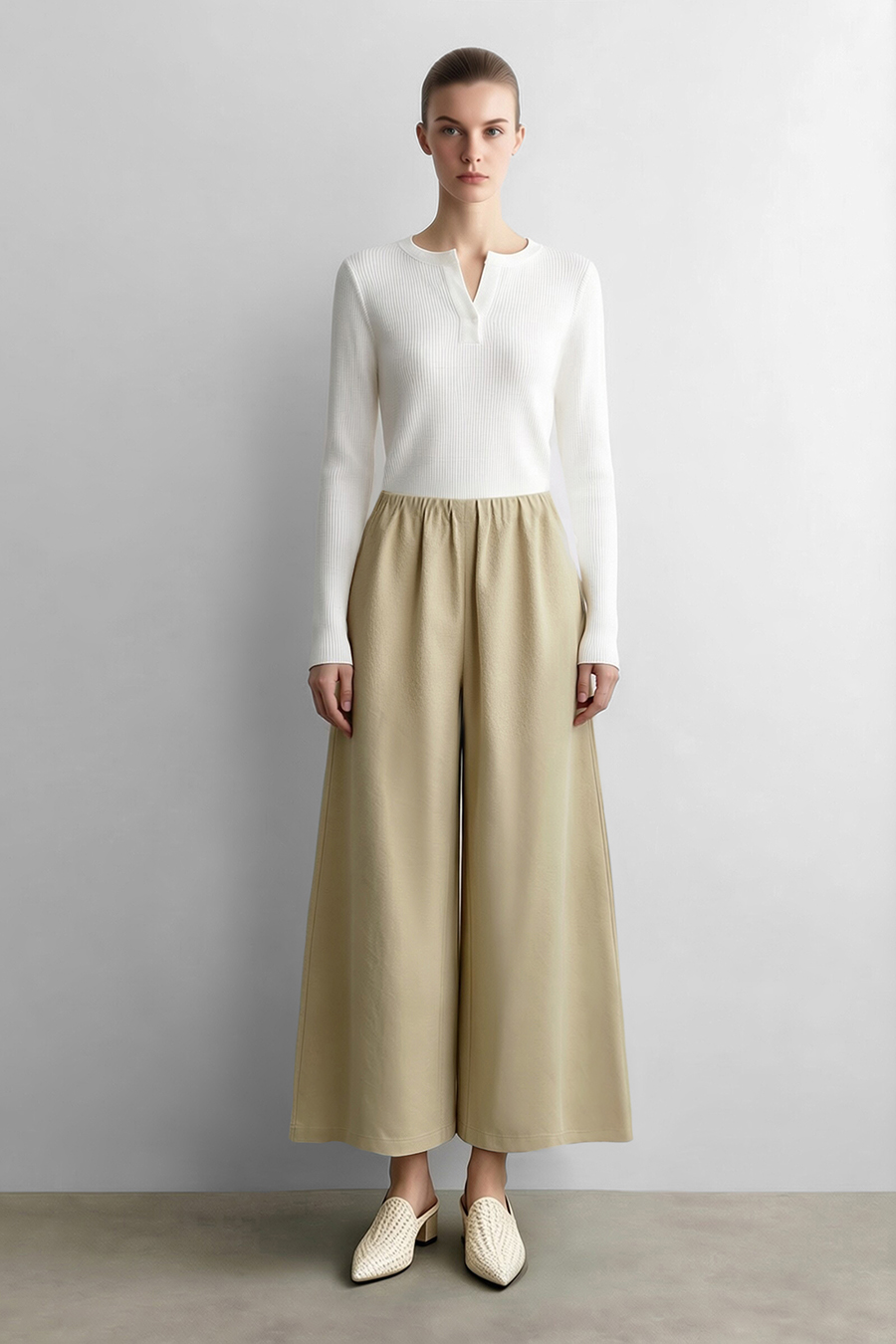 Relaxed Fit Commuter Casual Pants | AMII
