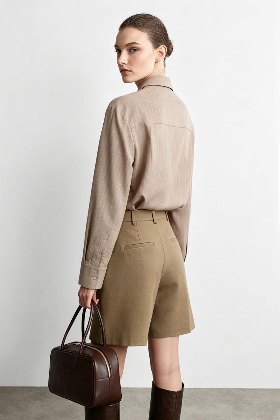 A-Line Casual Shorts | AMII