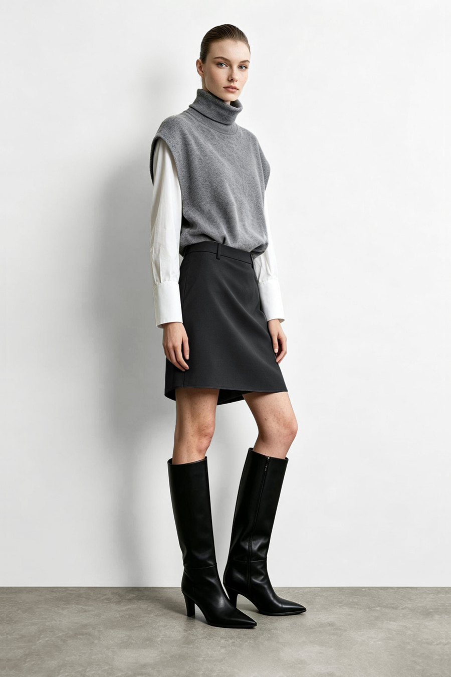 A-Line Casual Shorts | AMII