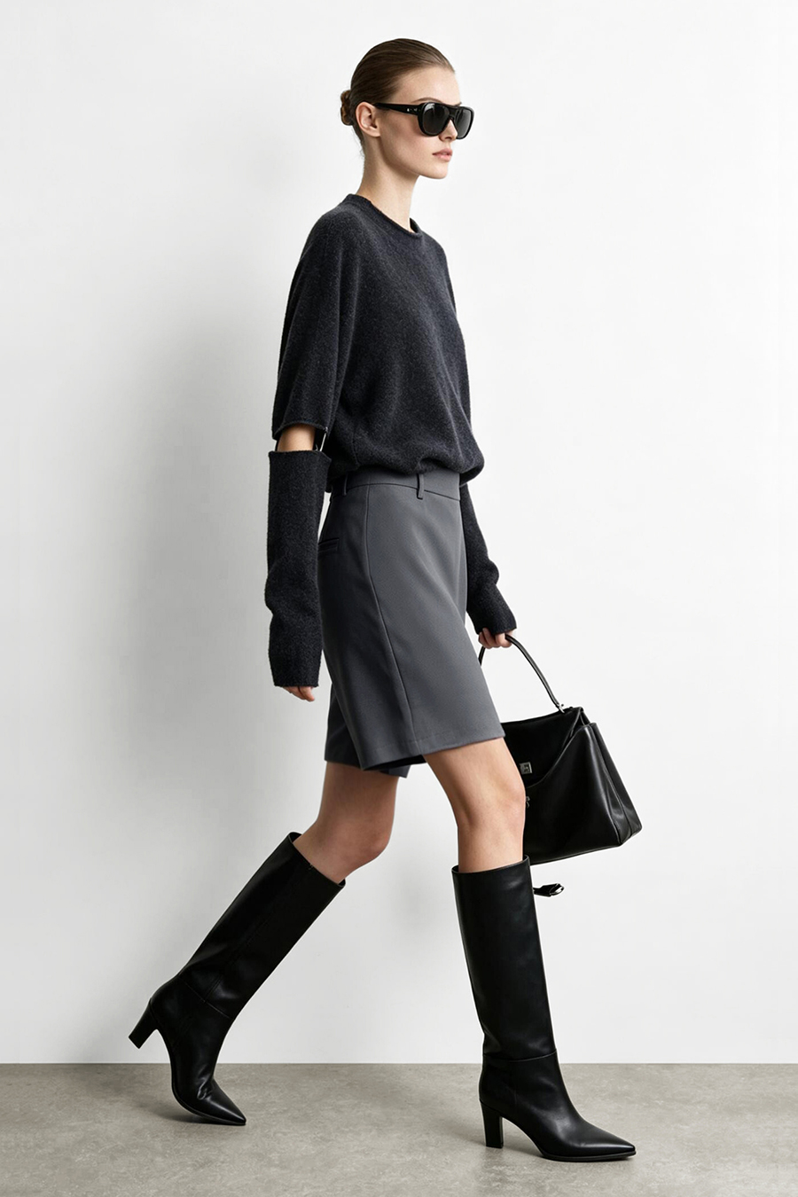 A-Line Casual Shorts | AMII