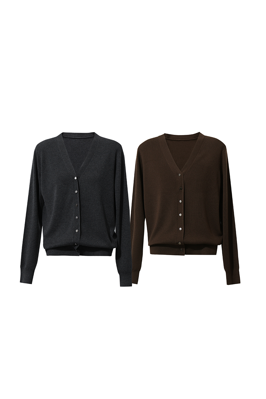 Versatile V-Neck Knit Cardigan | AMII