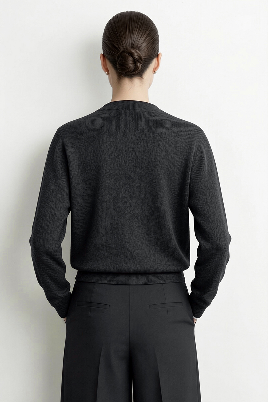 Versatile V-Neck Knit Cardigan | AMII