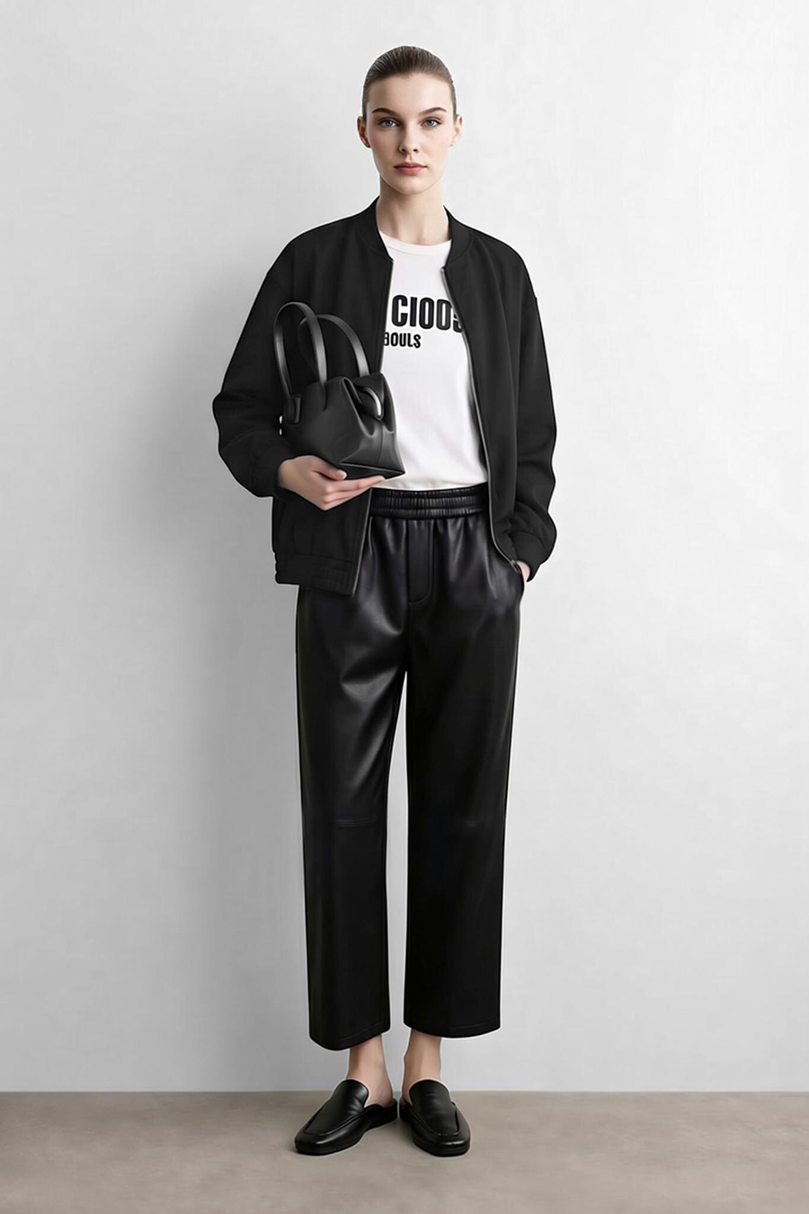 Baseball Collar Zip-Up Jacket|AMII