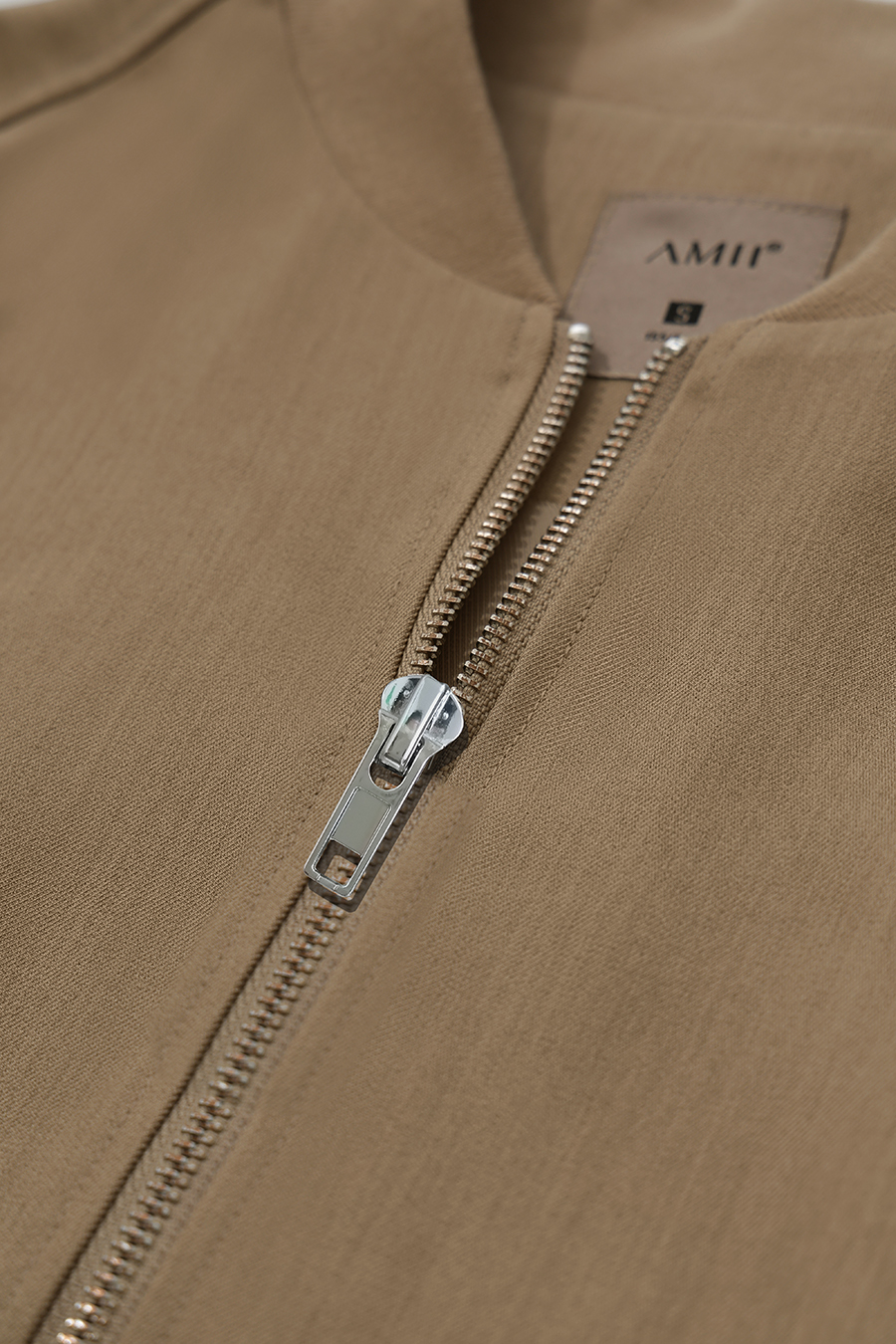Baseball Collar Zip-Up Jacket|AMII