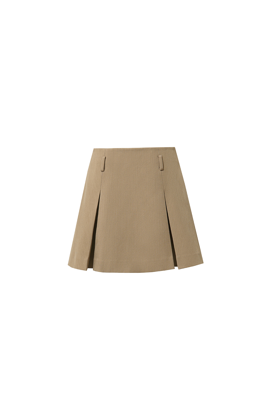 Box Pleat A-Line Skirt|AMII