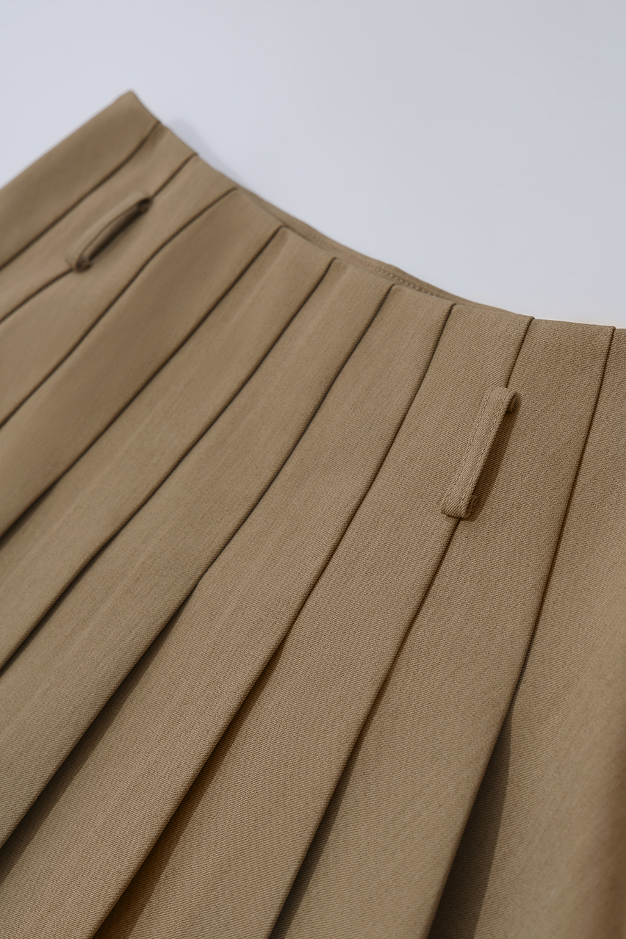 Box Pleat A-Line Skirt|AMII