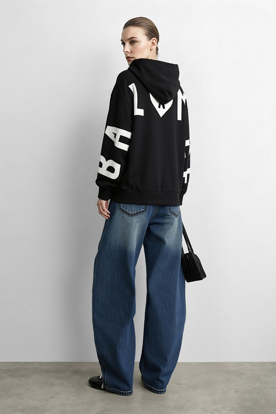 Contrast Wash Denim Pants | AMII