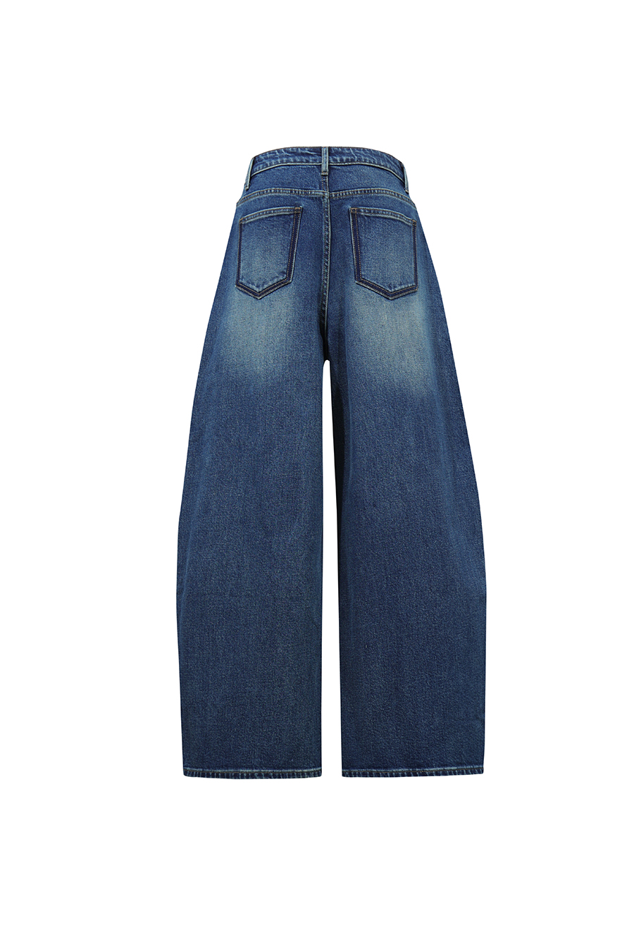 Contrast Wash Denim Pants | AMII