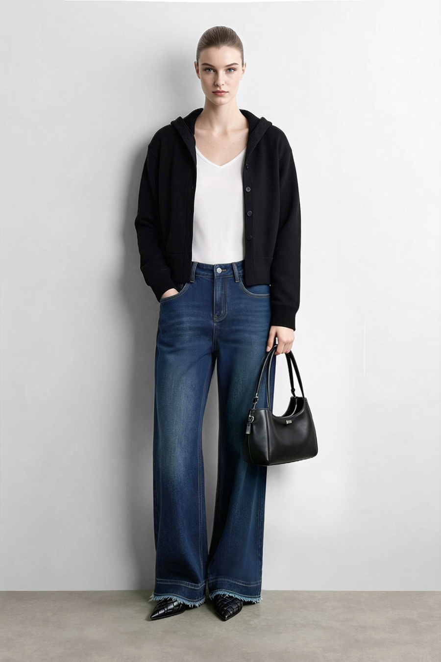 Cotton Flare Jeans | AMII