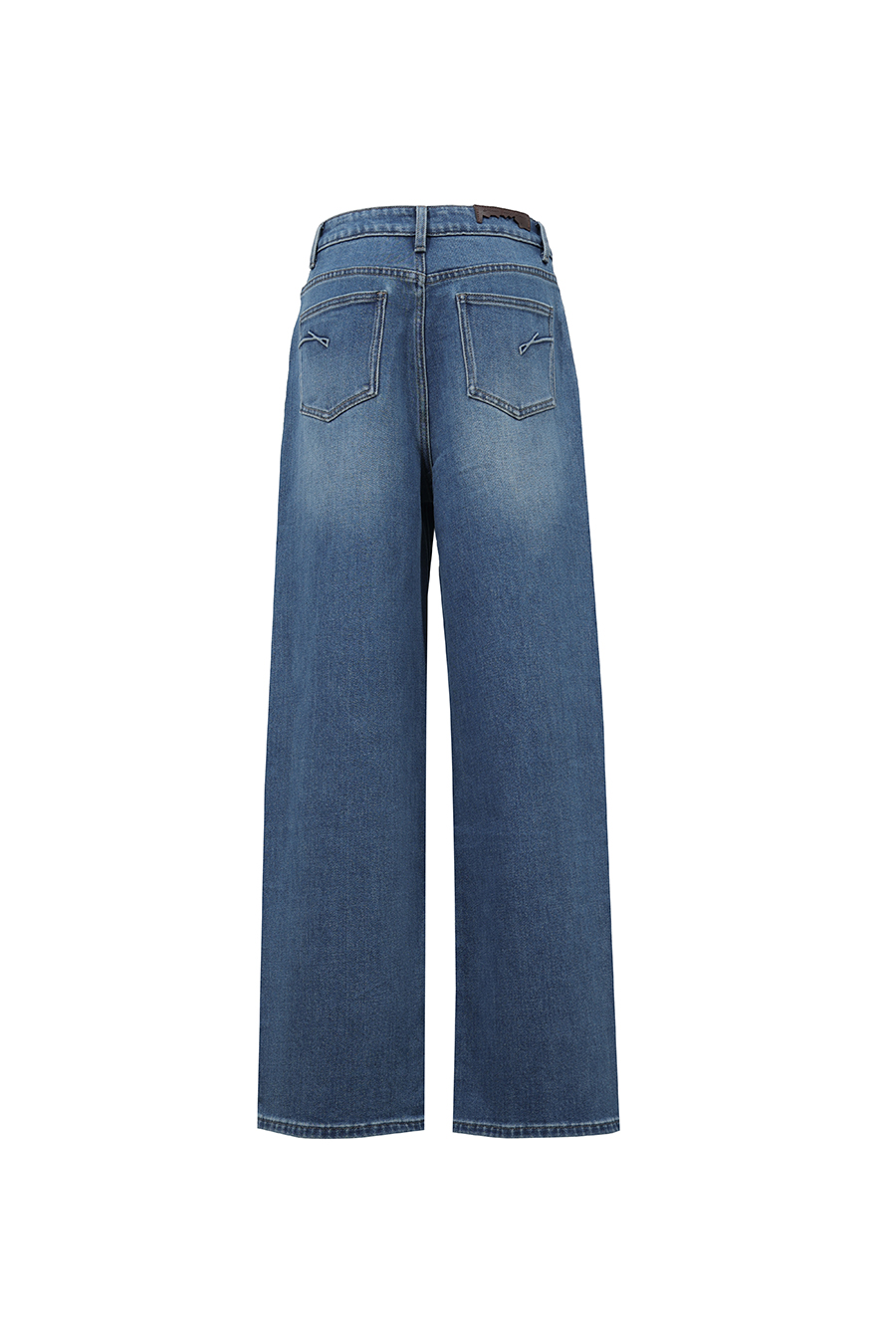 Cotton Straight Leg Jeans | AMII