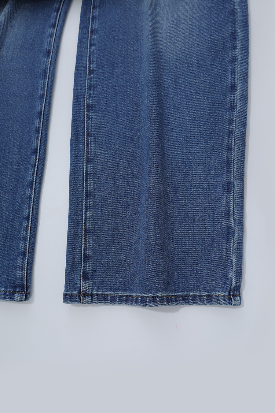 Cotton Straight Leg Jeans | AMII