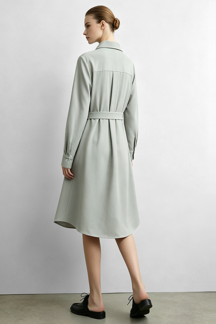 Embroidered & Rhinestone-Embellished Dress|AMII
