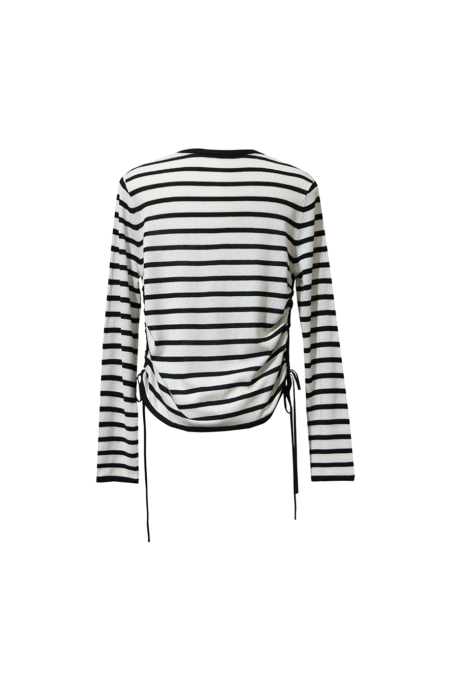 Striped Henley Sweater|AMII