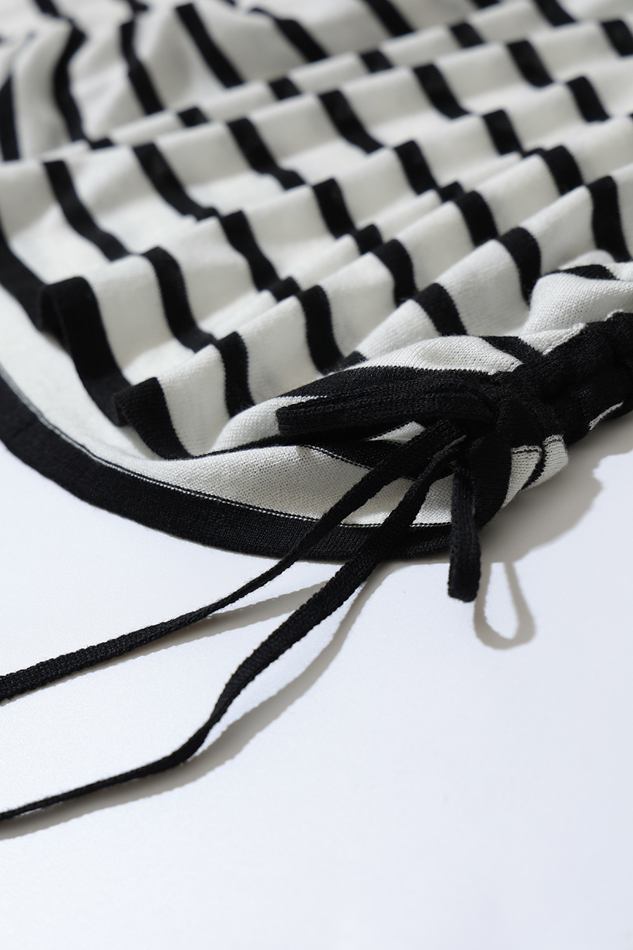 Striped Henley Sweater|AMII