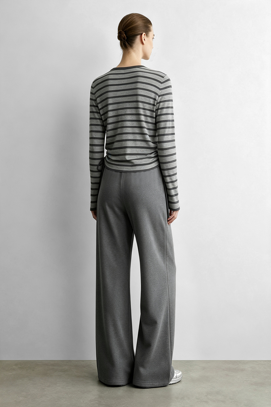 Striped Henley Sweater|AMII