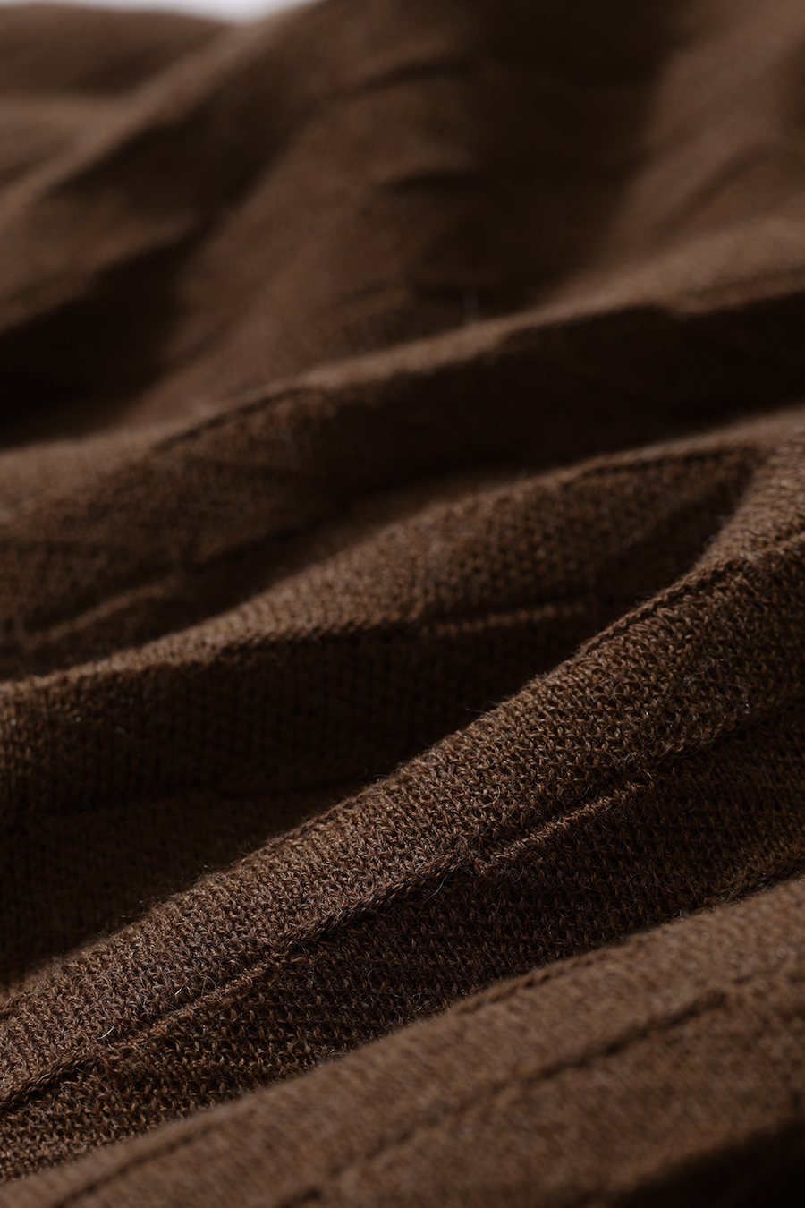 Crew Neck Cable‑Knit Hollow Sweater|AMII