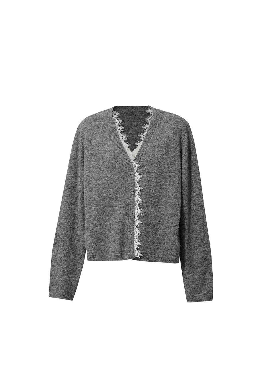 Color-Block Knit Cardigan|AMII