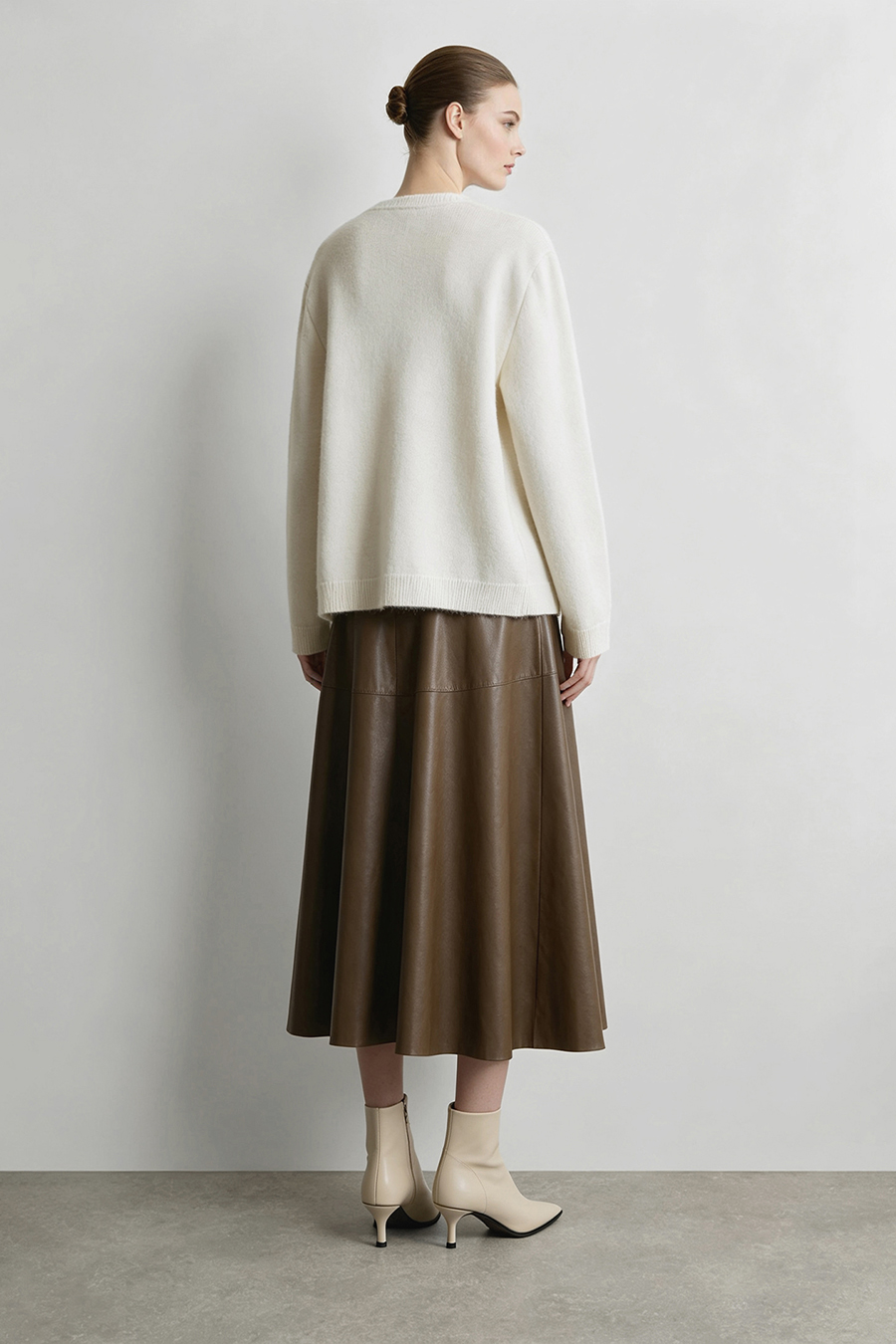 Color-Block Knit Cardigan|AMII