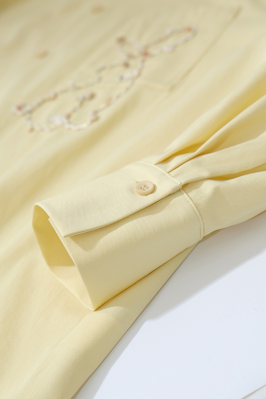 Beaded Braid-Trim Blouse|AMII