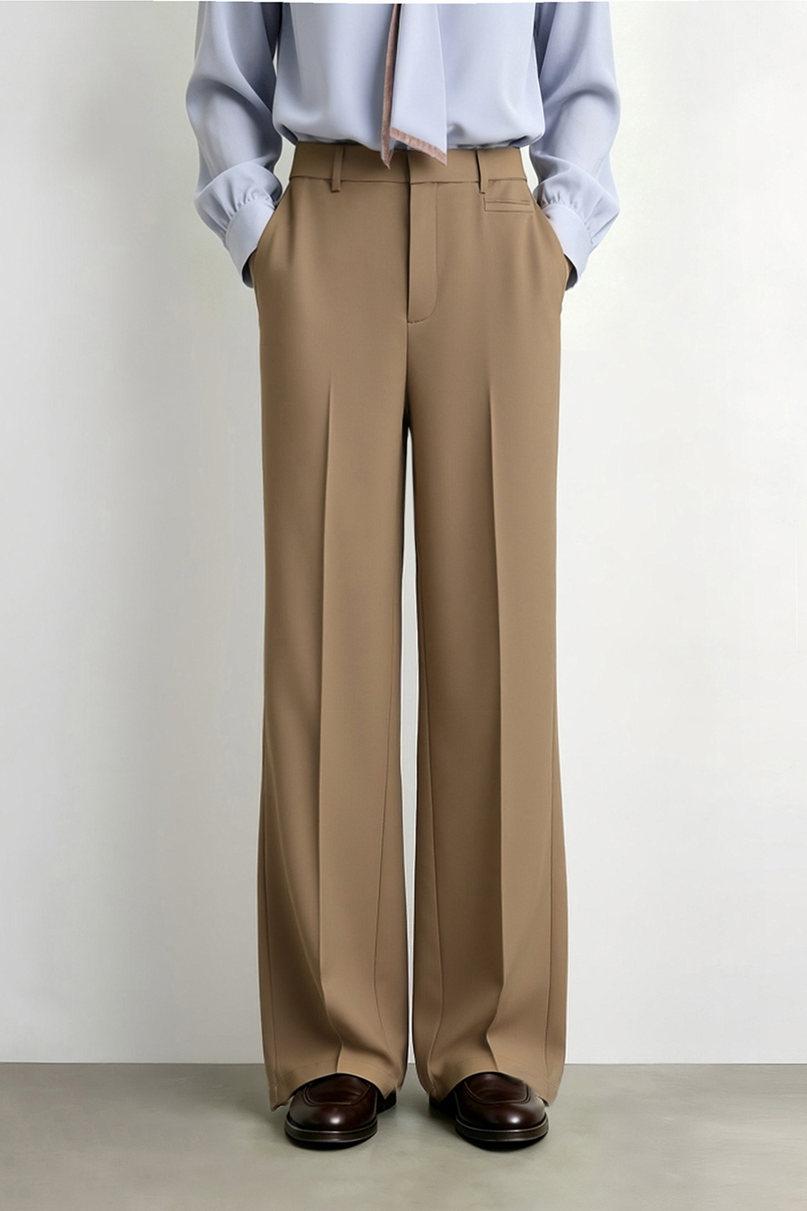 Flare Casual Trousers|AMII