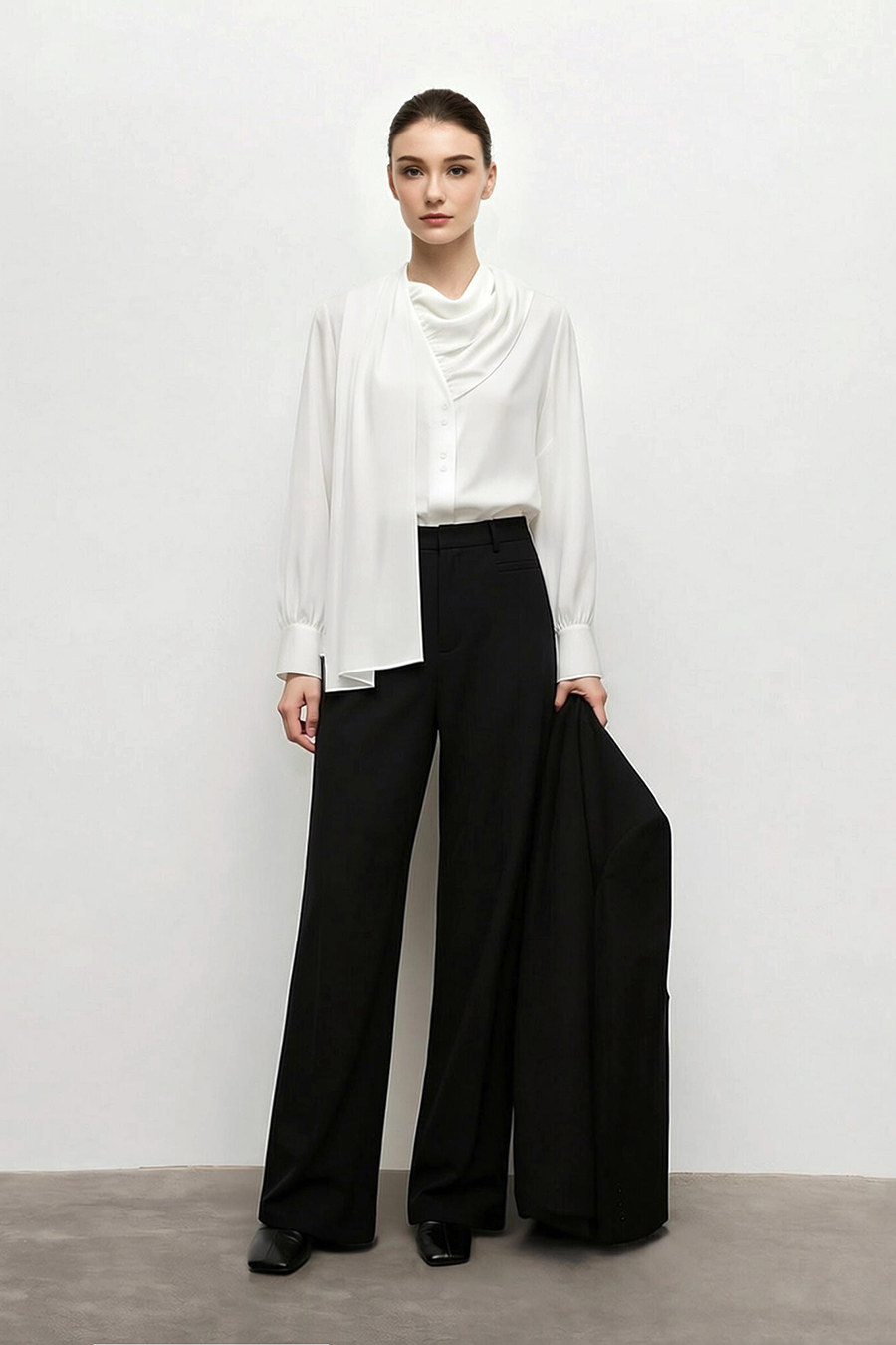 Flare Casual Trousers|AMII