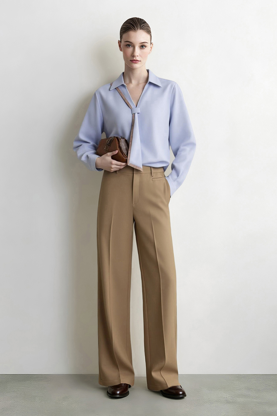 Flare Casual Trousers|AMII